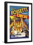 Sir Robert Fossett's Mammoth Jungle Circus-null-Framed Art Print