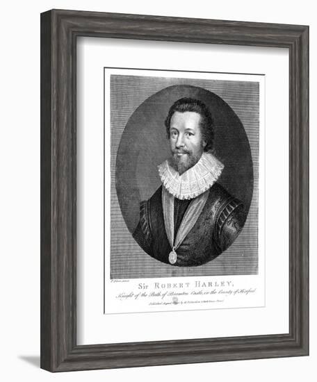 Sir Robert Harley-Peter Oliver-Framed Art Print