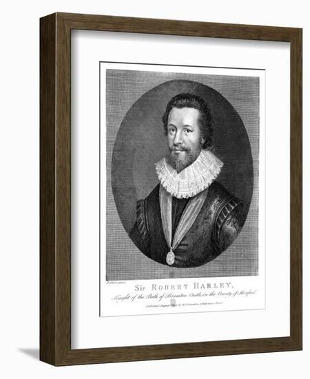 Sir Robert Harley-Peter Oliver-Framed Art Print