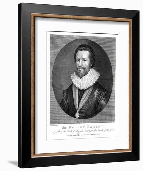 Sir Robert Harley-Peter Oliver-Framed Art Print