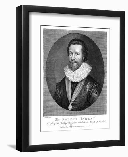 Sir Robert Harley-Peter Oliver-Framed Art Print