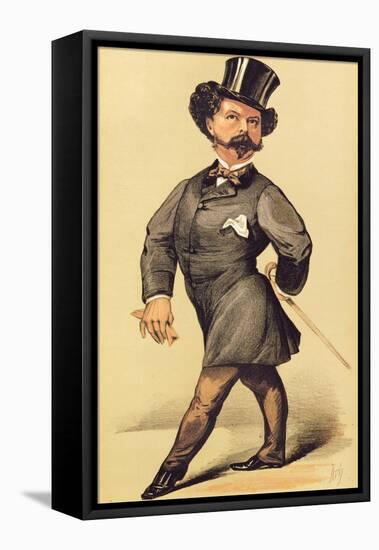 Sir Robert Peel (1822-95), Cartoon from Vanity Fair, 19 March 1870-null-Framed Stretched Canvas