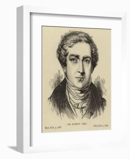 Sir Robert Peel-null-Framed Giclee Print