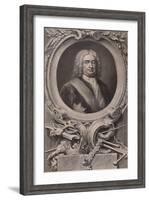 Sir Robert Walpole, English statesman and Prime Minister, c1746 (1894)-Jacobus Houbraken-Framed Giclee Print