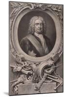 Sir Robert Walpole, English statesman and Prime Minister, c1746 (1894)-Jacobus Houbraken-Mounted Giclee Print