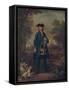 'Sir Robert Walpole wth Hounds', c18th century-John Wooton-Framed Stretched Canvas