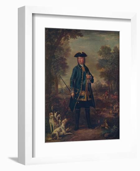 'Sir Robert Walpole wth Hounds', c18th century-John Wooton-Framed Giclee Print