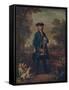 'Sir Robert Walpole wth Hounds', c18th century-John Wooton-Framed Stretched Canvas