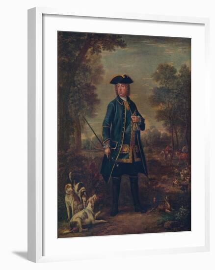 'Sir Robert Walpole wth Hounds', c18th century-John Wooton-Framed Giclee Print