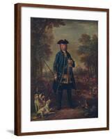 'Sir Robert Walpole wth Hounds', c18th century-John Wooton-Framed Giclee Print