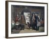 Sir Roger De Coverley and Addison with 'The Saracen's Head' - a Scene from the Spectator, 1867-William Powell Frith-Framed Giclee Print