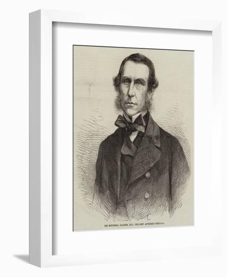 Sir Roundell Palmer, MP, the New Attorney-General-null-Framed Giclee Print