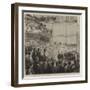 Sir Samuel Baker at the Royal Geographical Society, Hrh the Prince of Wales's Speech-Godefroy Durand-Framed Giclee Print