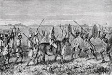 The First Rush of the Giraffes, 1861-Sir Samuel Baker-Giclee Print