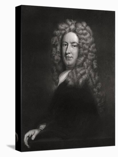 Sir Samuel Garth, English Physician and Poet C1705-1710-Godfrey Kneller-Stretched Canvas