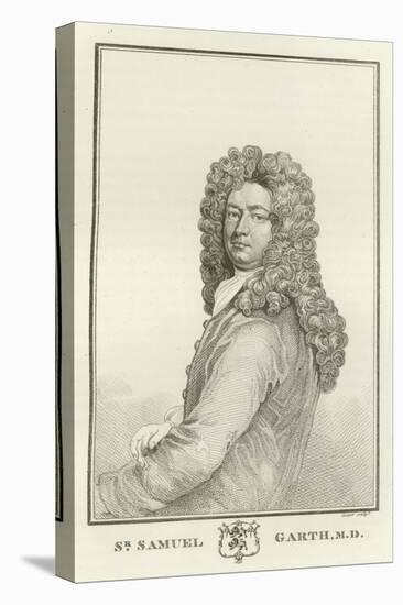 Sir Samuel Garth, Md-Godfrey Kneller-Stretched Canvas