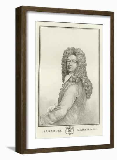 Sir Samuel Garth, Md-Godfrey Kneller-Framed Giclee Print