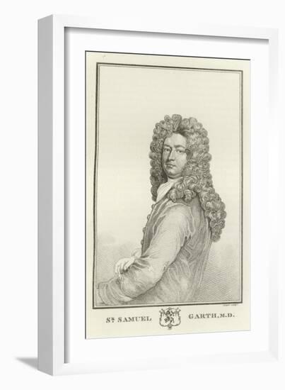 Sir Samuel Garth, Md-Godfrey Kneller-Framed Giclee Print