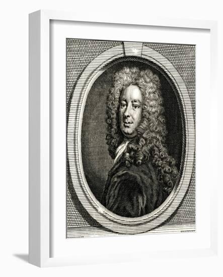 Sir Samuel Garth-Godfrey Kneller-Framed Art Print