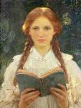 Girl with Pigtails-Sir Samuel Henry William Llewelyn-Giclee Print