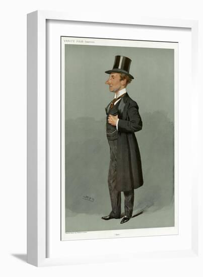 Sir Samuel Thomas Evans, Vanity Fair-Leslie Ward-Framed Art Print