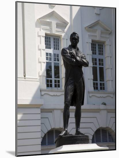 Sir Stamford Raffles Cast in 1887, Singapore, Southeast Asia-Pearl Bucknall-Mounted Photographic Print