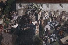 The Resurrection, Cookham-Sir Stanley Spencer-Framed Stretched Canvas