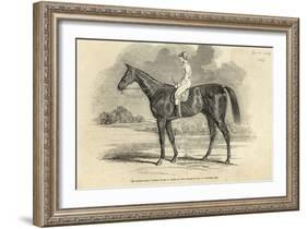 Sir Tatton Sykes', Winner of St. Leger, from 'The Illustrated London News', 26th September 1846-John Frederick Herring II-Framed Giclee Print