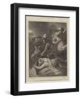 Sir Thomas Arundell Taking the Standard of the Turks-Robert Smirke-Framed Giclee Print