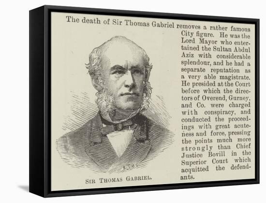 Sir Thomas Gabriel-null-Framed Stretched Canvas