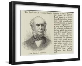 Sir Thomas Gabriel-null-Framed Giclee Print
