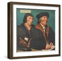 Sir Thomas Godsalve and his Son-Hans Holbein the Younger-Framed Collectable Print