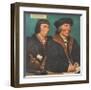 Sir Thomas Godsalve and his Son-Hans Holbein the Younger-Framed Collectable Print