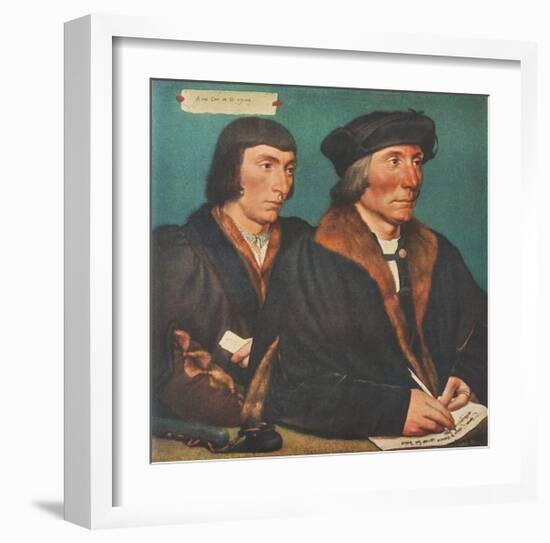 Sir Thomas Godsalve and his Son-Hans Holbein the Younger-Framed Collectable Print