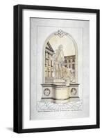 Sir Thomas Guy's Monument in Guy's Hospital Chapel, Southwark, London, C1790-null-Framed Giclee Print