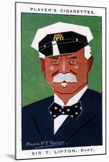 Sir Thomas Johnstone Lipton, 1st Baronet, British Grocer and Yachtsman, 1926-Alick PF Ritchie-Mounted Giclee Print