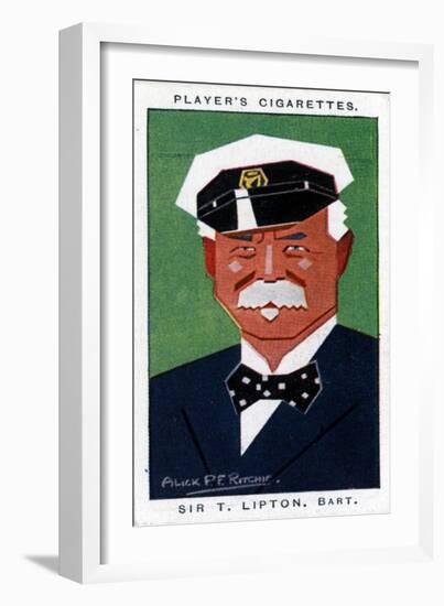 Sir Thomas Johnstone Lipton, 1st Baronet, British Grocer and Yachtsman, 1926-Alick PF Ritchie-Framed Giclee Print