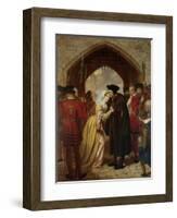 Sir Thomas Moore's Farewell to His Daughter-Edward Matthew Ward-Framed Giclee Print