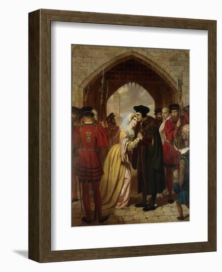 Sir Thomas Moore's Farewell to His Daughter-Edward Matthew Ward-Framed Giclee Print