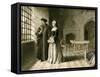 Sir Thomas More (1478-153) and His Daughter, Margaret, 19th Century-R Anderson-Framed Stretched Canvas