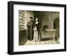 Sir Thomas More (1478-153) and His Daughter, Margaret, 19th Century-R Anderson-Framed Giclee Print