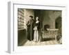 Sir Thomas More (1478-153) and His Daughter, Margaret, 19th Century-R Anderson-Framed Giclee Print