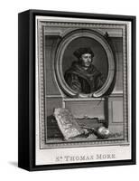 Sir Thomas More, 1774-T Cook-Framed Stretched Canvas