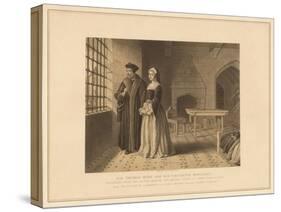 'Sir Thomas More and his Daughter Margaret', (1878)-Robert Anderson-Stretched Canvas