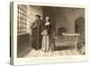 Sir Thomas More and His Daughter Margaret-null-Stretched Canvas