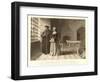 Sir Thomas More and His Daughter Margaret-null-Framed Giclee Print