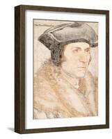 Sir Thomas More by Hans Holbein the Younger-Fine Art-Framed Photographic Print