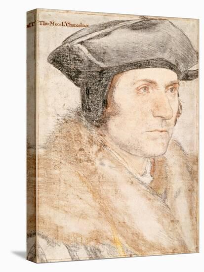 Sir Thomas More by Hans Holbein the Younger-Fine Art-Stretched Canvas