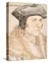 Sir Thomas More by Hans Holbein the Younger-Fine Art-Stretched Canvas