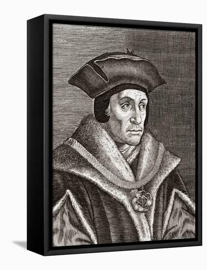 Sir Thomas More, English Statesman-Middle Temple Library-Framed Stretched Canvas